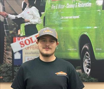 Jakob Horton, team member at SERVPRO of The Quad Cities