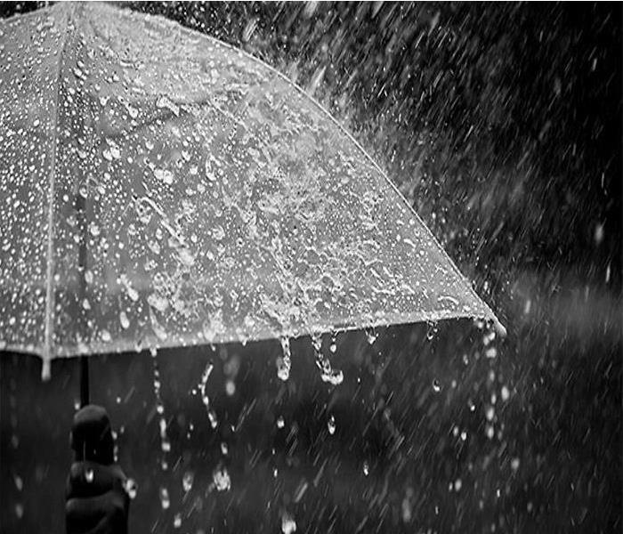 umbrella, heavy rain